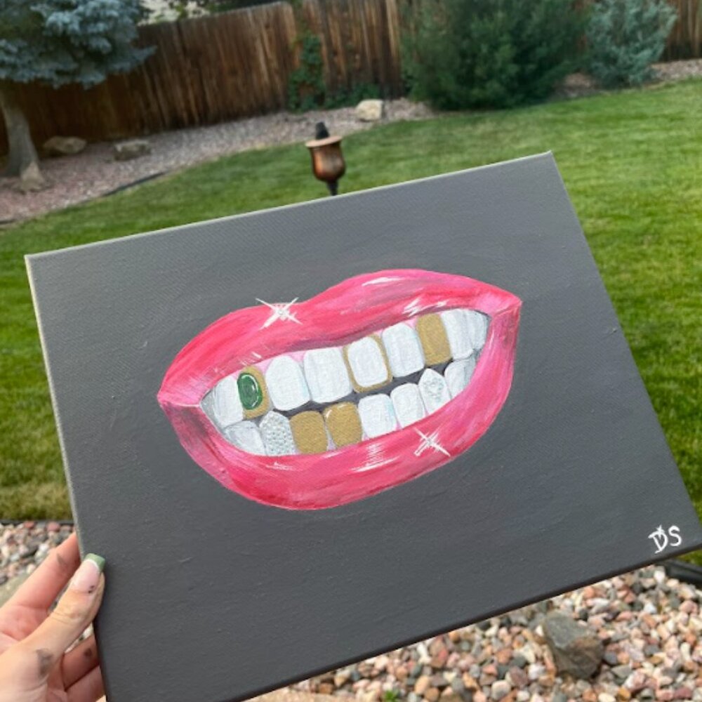Grillz painting